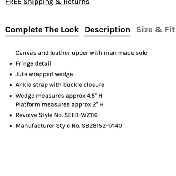 NWOT See by Chloe Glyn Frayed Wedges - Picture 5 of 16